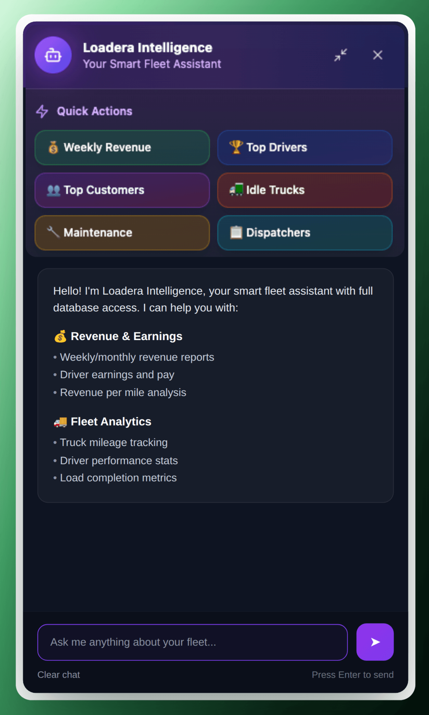 Loadera AI assistant